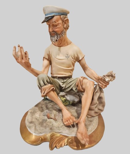 Statua porcellana marinaio