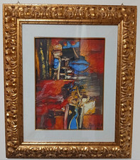 Alfonso Borghi. Tecnica Mista su tavola. 30x40.