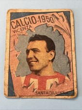 VICENZA SANTAGIULIANA CALCIO VAV 1950 OTTIMA MAI ATTACCATA TIPO ALBUM CALCIATORI