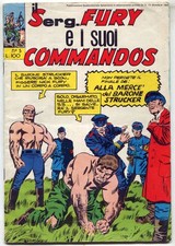 [888] SERGENTE FURY E I SUOI COMMANDOS ed. Le Maschere 1966 n. 5 stato Ottimo