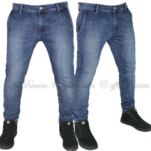 Jeans uomo elasticizzato tasca - jeans,