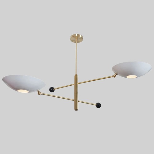 Lampadario moderno ottone - lampadario,