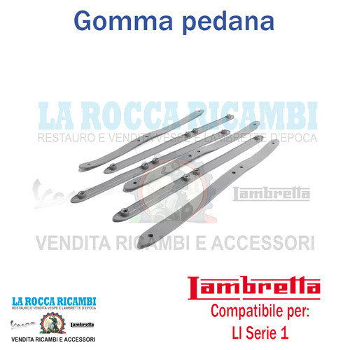 Gomma sotto listelli - gomma,