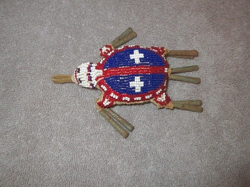 Amuleto fetish tartaruga con