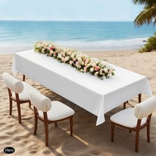 10 Pezzi Tovaglie Rettangolari, 2,6 x 1,53 m Tovaglia, Copritavolo