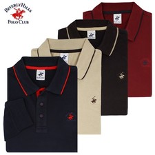 Polo uomo manica lunga caldo cotone POLO CLUB BEVERLY HILLS M L XL XXL 3XL
