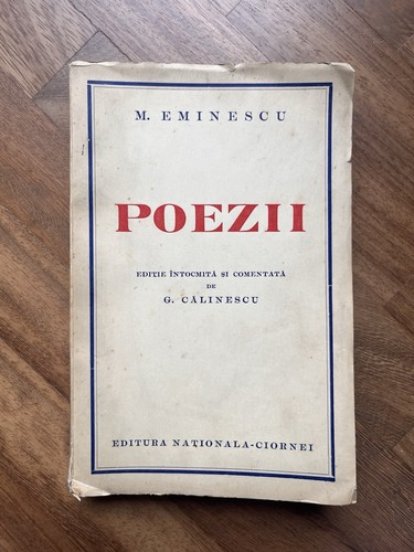 Eminescu poezii editie - m.,