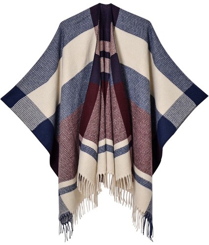 Poncho donna invernale scialle