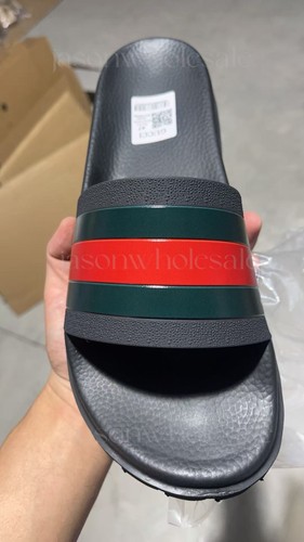 Gucci sandalo slide verde - sandalo, in