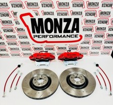 Impianto frenante Dischi 330mm Forati e baffati  500 ABARTH Rosso