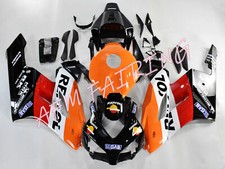 Kit carene carrozzeria iniezione ABS nero arancione Repsol per CBR1000RR 2004 2005