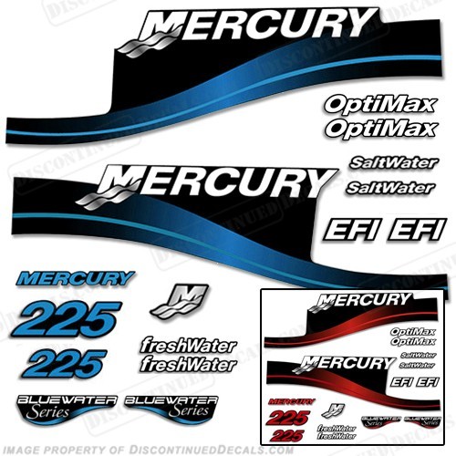 Kit decalcomanie fuoribordo