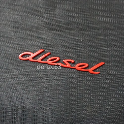 Adesivo diesel rosso opaco - rosso,
