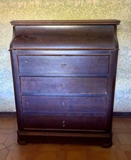 Antica Cassettiera Con Ribalta