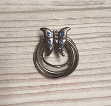 Spilla antica farfalla color