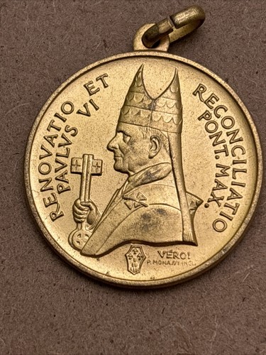 Medaglia papa montini paolo - medaglia, vi