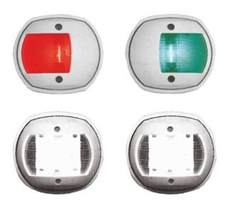 Fanale laterale verde 112 5ø - fanale, 112,5Ø