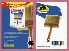 ITALIA 2025   Made in Italy - Pennelli Cinghiale  TESSERA FILATELICA