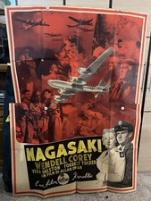 Fortezze Volanti- Aviazione - Nagasaki- Manifesto 4f 1 Edizione 1952