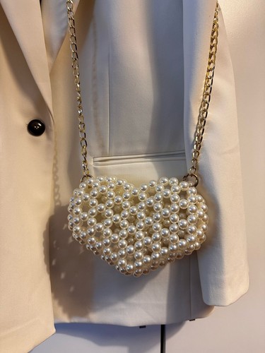 Borsa perle acriliche - borsa, di