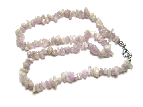 Collana spaccata kunzit cm - collana,
