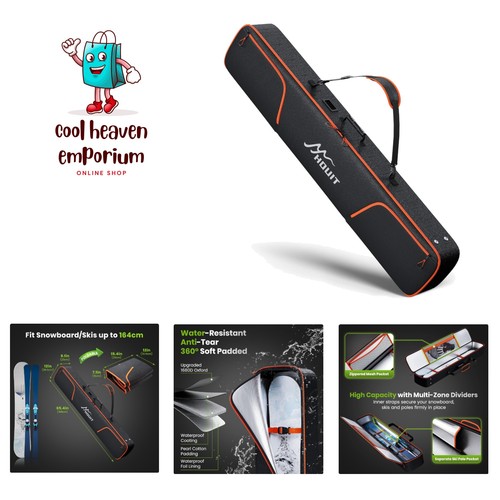 Elegante porta snowboard - elegante,
