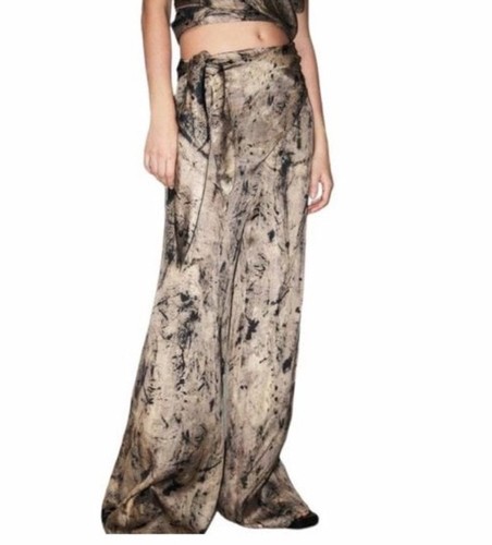 Pantalone pareo stampato zara - pantalone,