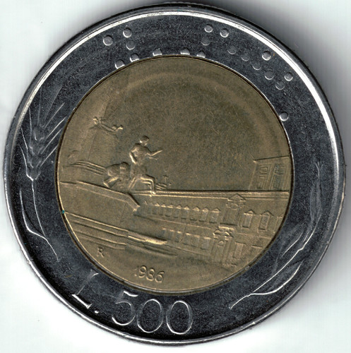 1986 italy 500 - italy, lire