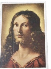 CARTOLINA ELIOCROMIA ZENO ZACCHETTI- N*1264 TESTA DI CRISTO ANNIBALE CARACCI