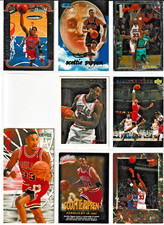 Lotto 8 carte Scottie Pippen