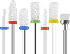 7 Punte Fresa Unghie Ceramica