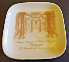 Vecchio portacenere pubblicitario Carpano ceramica Richard Ginori