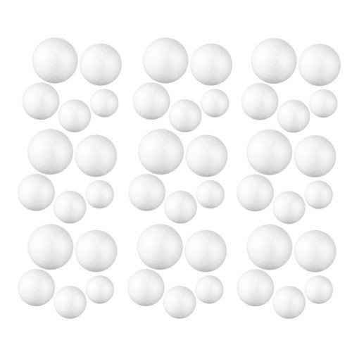 100pz sfere schiuma bianca - 100pz,