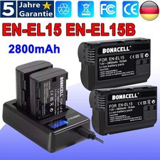 2 CONFEZIONI 2800mAh EN-EL15