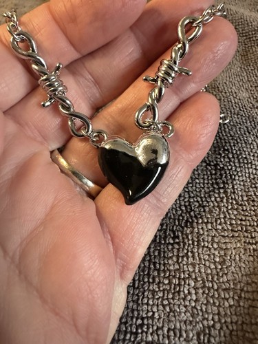 Collana cuore immerso tono