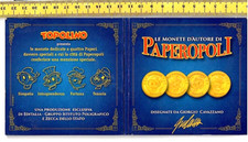 LE MONETE D'AUTORE DI PAPEROPOLI di Sergio Cavazzano 2014 Disney italy custodia