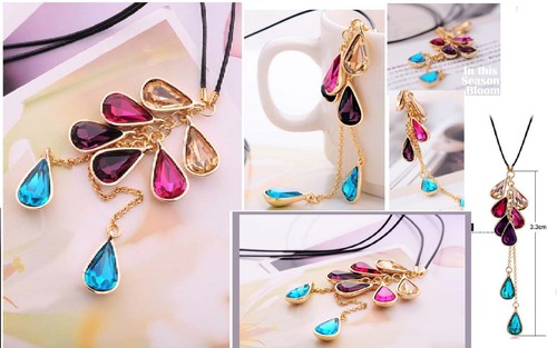 Collana cristallo austriaco - cristallo,