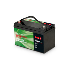 Batteria Servizi Agm Scarica Lenta 12V 120 Ah Long Life Greenpower NDS