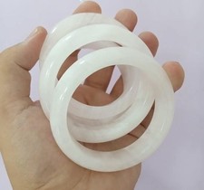 Pink Mangano Calcite Bangle