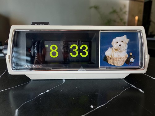 Sankyo zax 105 flip clock - zax,