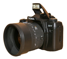 Sigma SA-9 35mm Film SLR + 15mm f2.8 EX Fisheye SA Mount - Excellent Clean Glass