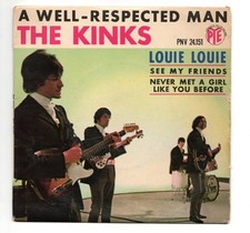 Ep 45 Giri The Kinks A Well Respected Man 1965 Francia Pye Pnv 24151 - 7"