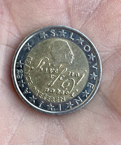 Moneta euro slovenia - moneta,