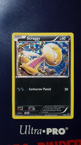 Pokemon tcg scraggy holo 12 - tcg, 7/12