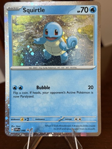 Squirtle 048 cosmos holo - squirtle,