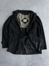 Vintage! Giacca Full Zip Giorgio Armani Cappotto Seta Lana Uomo Nero