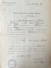 DOCUMENTI 1916-18 RELATIVI