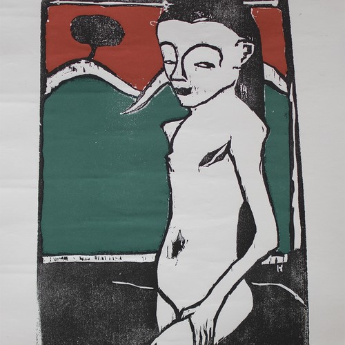 Erich heckel fränzi piedi - heckel,