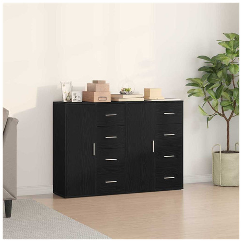 Credenza rovere nero vecchia - rovere,