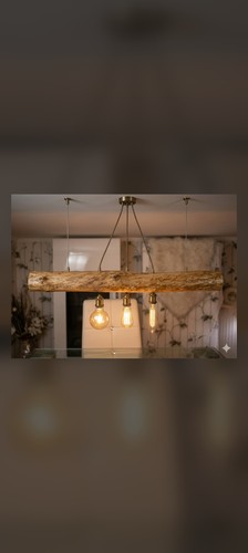 Tronco per lampadario - lampadario, legno